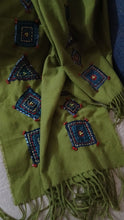 Vibrant Green Shawl