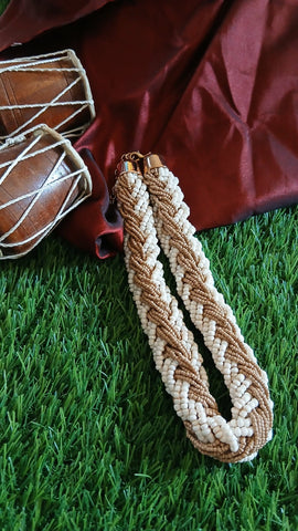 short style 2 tone beaded mala